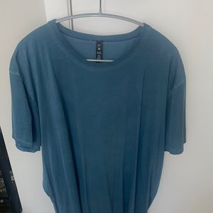 Mens Lululemon Fundamental T-Shirt DARK BLUE